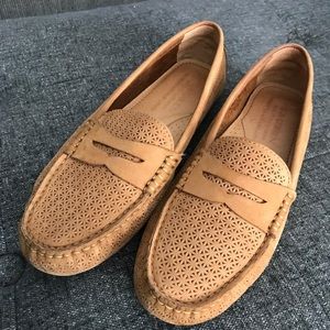 SOLD 💵 Lauren Ralph Lauren Camila Moc Toe Leather Loafer